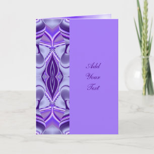Purple Flower Rainbow Dreams Note Card