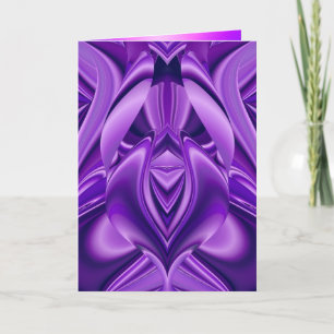 Purple Flower Rainbow Dreams Note Card