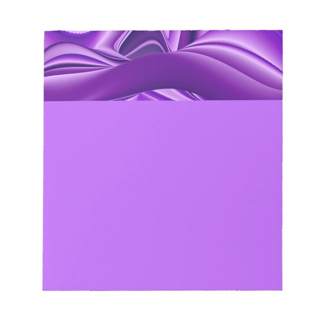 Purple Flower Rainbow Dreams Notepad (Front)