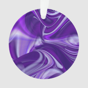 Purple Flower Rainbow Dreams Ornament