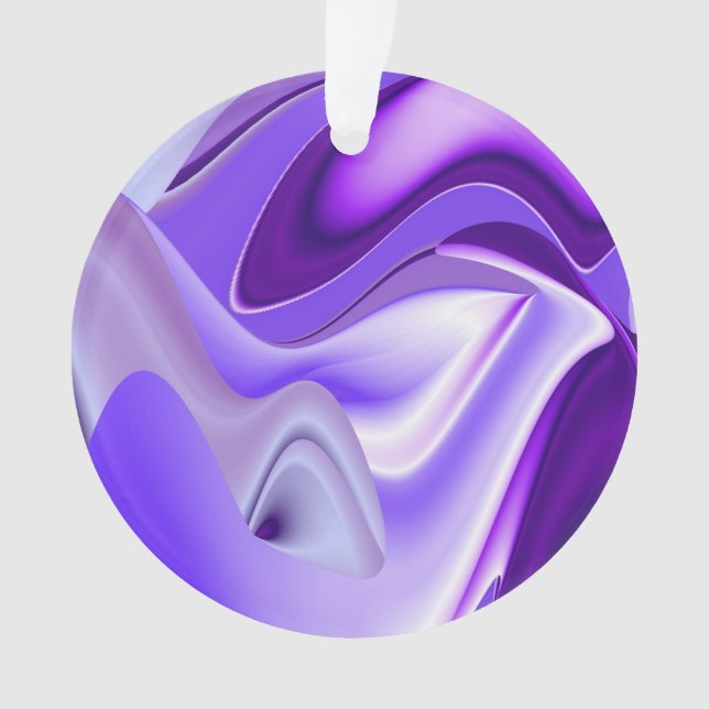 Purple Flower Rainbow Dreams Ornament (Front)