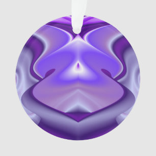 Purple Flower Rainbow Dreams Ornament