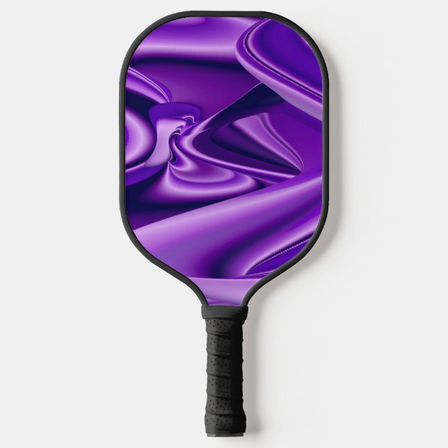 Purple Flower Rainbow Dreams Pickleball Paddle (Front)