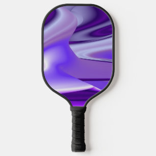 Purple Flower Rainbow Dreams Pickleball Paddle