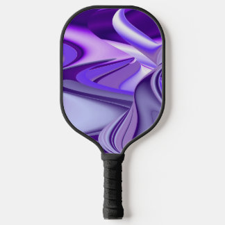 Purple Flower Rainbow Dreams Pickleball Paddle