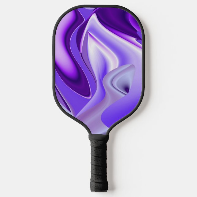 Purple Flower Rainbow Dreams Pickleball Paddle (Front)