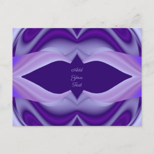 Purple Flower Rainbow Dreams Postcard