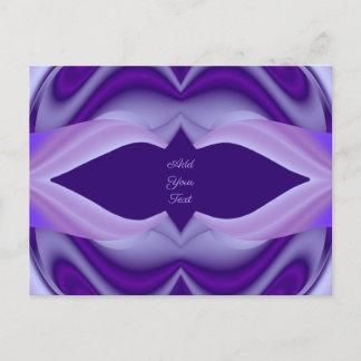Purple Flower Rainbow Dreams Postcard