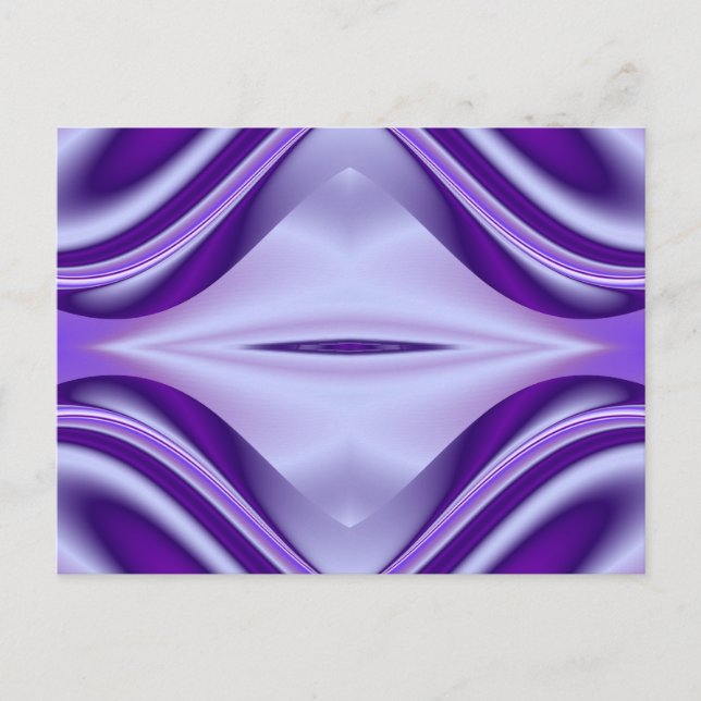 Purple Flower Rainbow Dreams Postcard (Front)