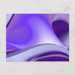 Purple Flower Rainbow Dreams Postcard