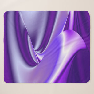 Purple Flower Rainbow Dreams Sherpa Blanket