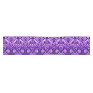 Purple Flower Rainbow Dreams Short Table Runner