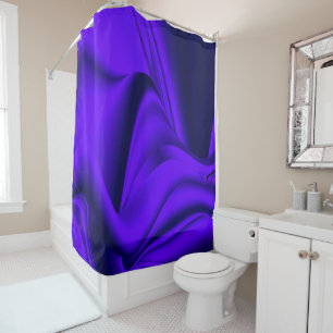 Purple Flower Rainbow Dreams Shower Curtain