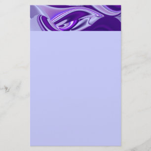 Purple Flower Rainbow Dreams Stationery