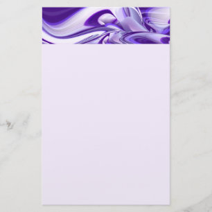 Purple Flower Rainbow Dreams Stationery