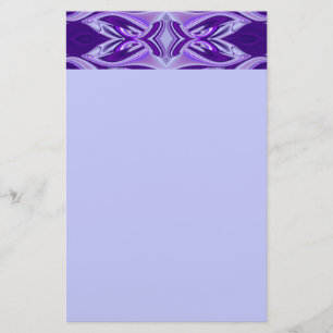 Purple Flower Rainbow Dreams Stationery