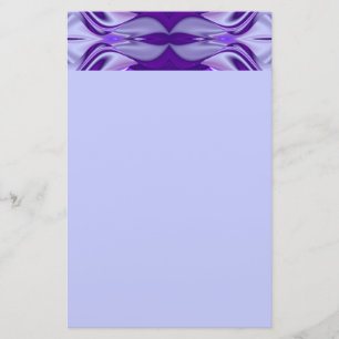 Purple Flower Rainbow Dreams Stationery