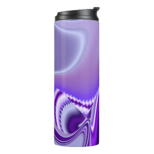 Purple Flower Rainbow Dreams Thermal Tumbler