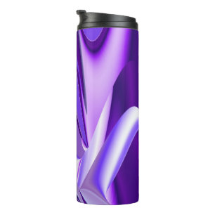 Purple Flower Rainbow Dreams Thermal Tumbler