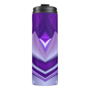 Purple Flower Rainbow Dreams Thermal Tumbler