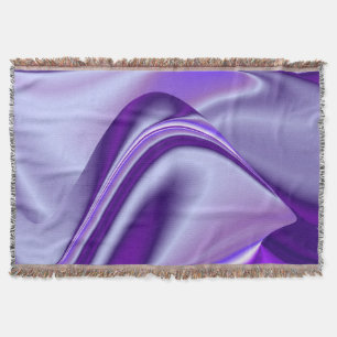 Purple Flower Rainbow Dreams Throw Blanket