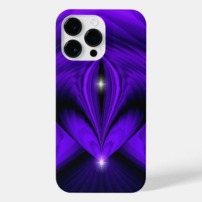 Purple Flower Rainbow Dreams Two Stars iPhone Case (Back)