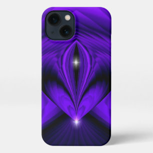 Purple Flower Rainbow Dreams Two Stars iPhone 13 Case