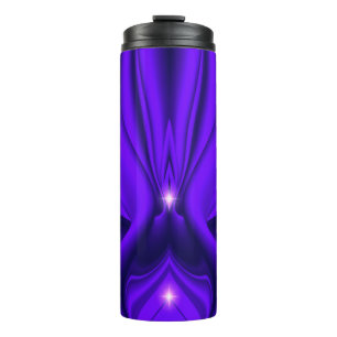Purple Flower Rainbow Dreams Two Stars Thermal Tumbler