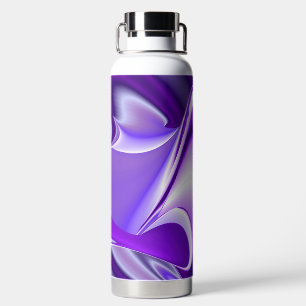 Purple Flower Rainbow Dreams Water Bottle
