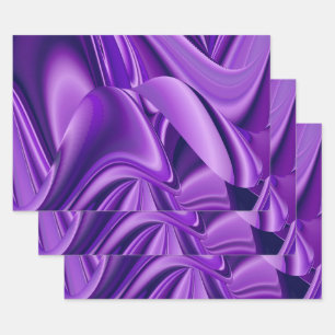 Purple Flower Rainbow Dreams Wrapping Paper Sheet