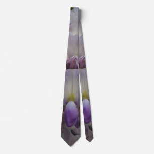 Purple Flower Tie