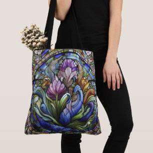 Purple Flower Tote Bag