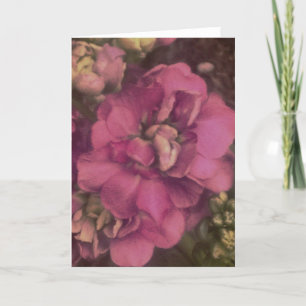 purple flower with quote from book of Ruth card