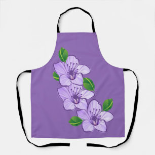 Purple Flowers Apron