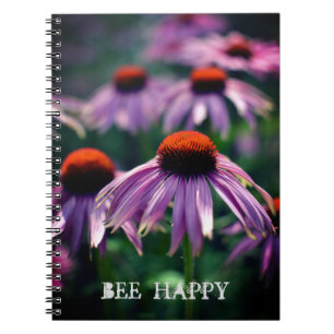 Purple Flowers at RHS Wisley Bee Happy Notebook