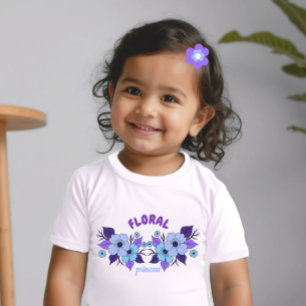 Purple flowers baby T-Shirt