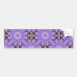 Purple Flowers Bumper Sticker