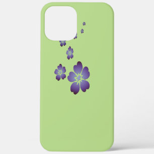 Purple Flowers iPhone 12 Pro Max Case