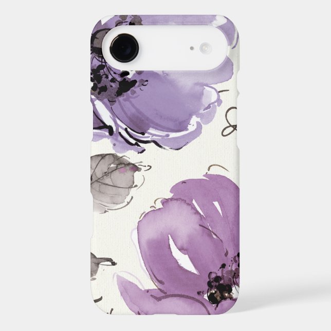 Purple Flowers Case-Mate Samsung Galaxy Case (Back)