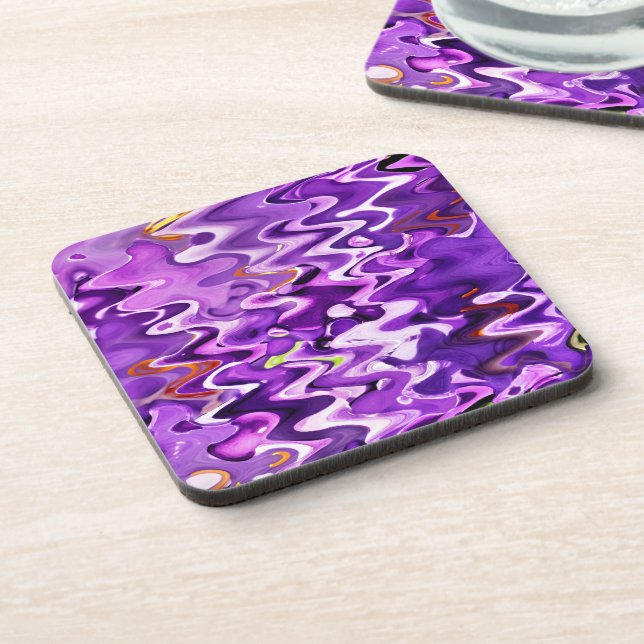 PURPLE FLOWERS COASTER (Left Side)