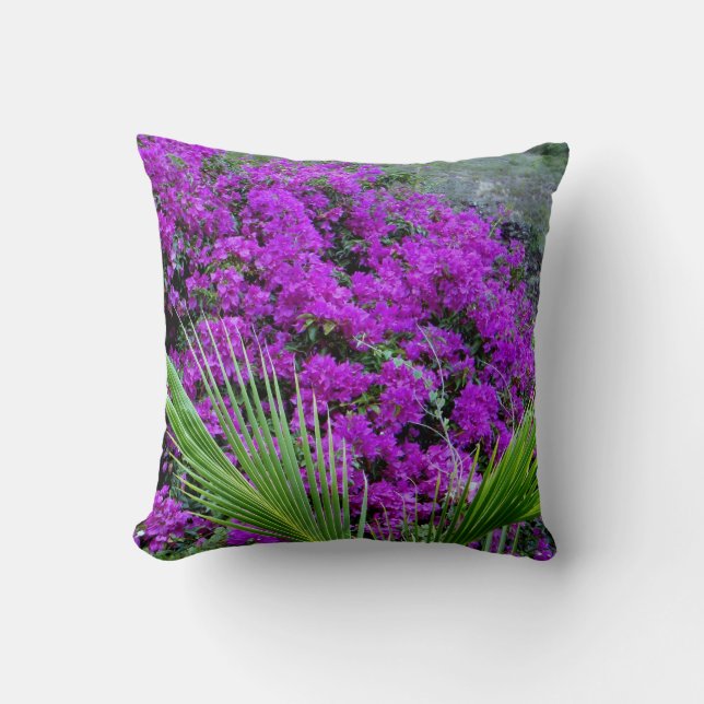 Purple Flowers Cushion (Front)