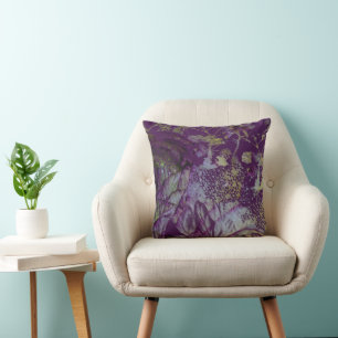 Purple Flowers Cushion
