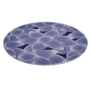 Purple flowers cutting board