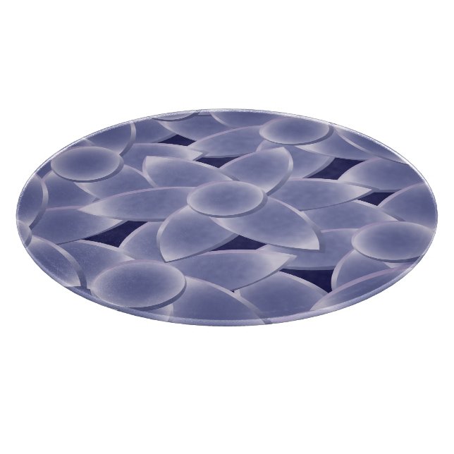 Purple flowers cutting board (Corner)
