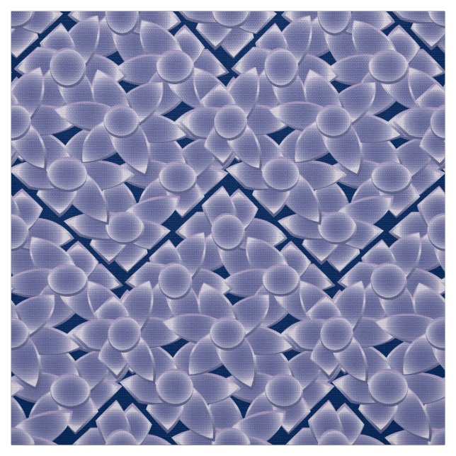 Purple flowers fabric (Swatch)
