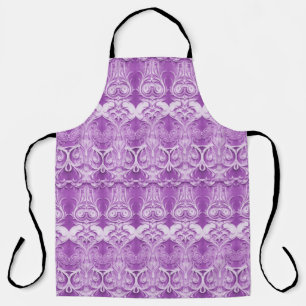 Purple Flowers Flourish Apron