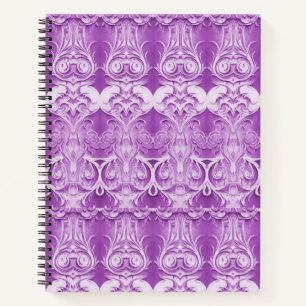 Purple Flowers Flourish Notebook