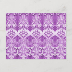 Purple Flowers Flourish Postcard