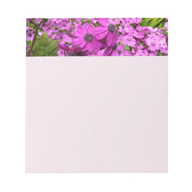 Purple Flowers from San Francisco Notepad (Front)