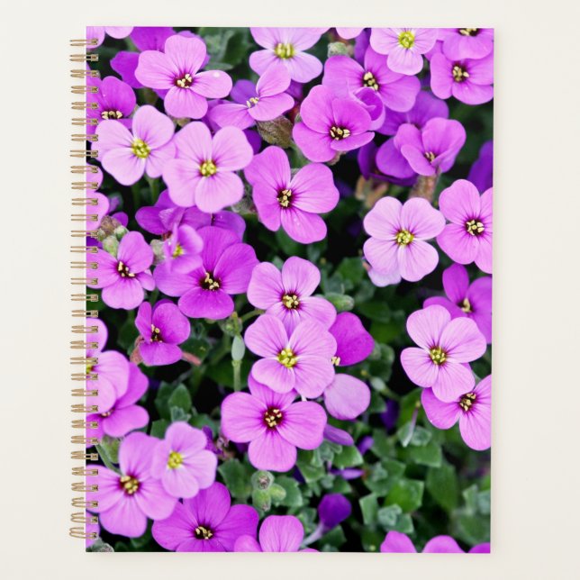 Purple Flowers Garden  Planner (Front)